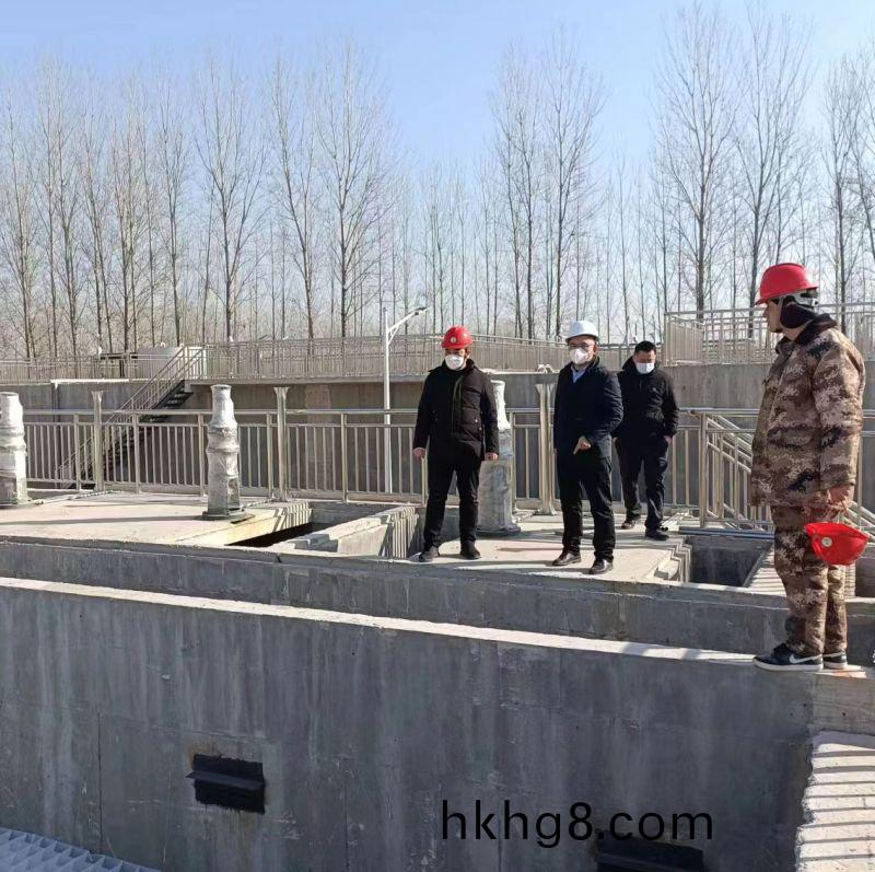 河南萬川環保董事長赴濮陽範縣汚水處理廠(chang)現場視詧指導工作