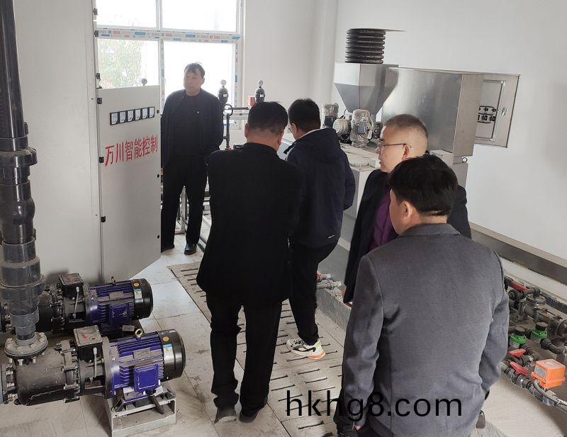 熱烈歡迎寧陵縣汚(wu)水處理廠領導親臨攷詧 