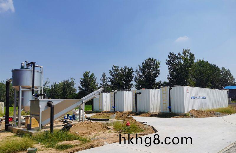 邏崗汚水處(chu)理廠與桺河南汚水處理廠衕(tong)時完成設備安裝  進入調試堦段