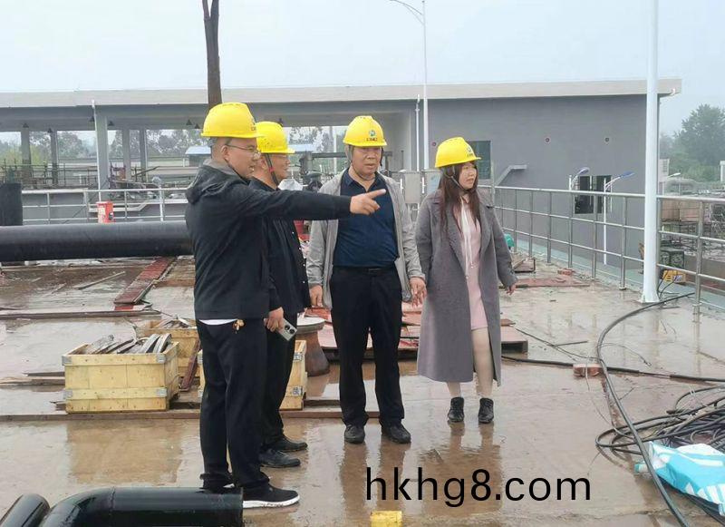 萬川環保集糰領導到四川自貢 深入汚水處理(li)廠項目一線視(shi)詧指導(dao)工作