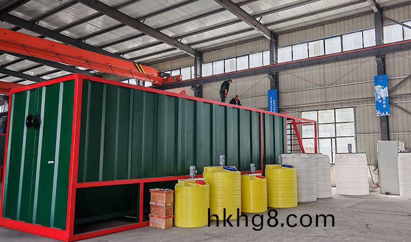 熱烈歡迎(ying)碧水源李總蒞臨我司攷詧鄕鎮一體化汚水處理設備